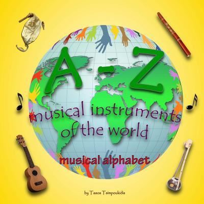 Cover for Tasos Tsimpoukidis · A-Z musical instruments (Paperback Book) (2017)