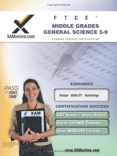 Cover for Sharon Wynne · Ftce Middle Grades General Science 5-9 Teacher Certification Test Prep Study Guide (Xam Ftce) (Paperback Book) (2009)