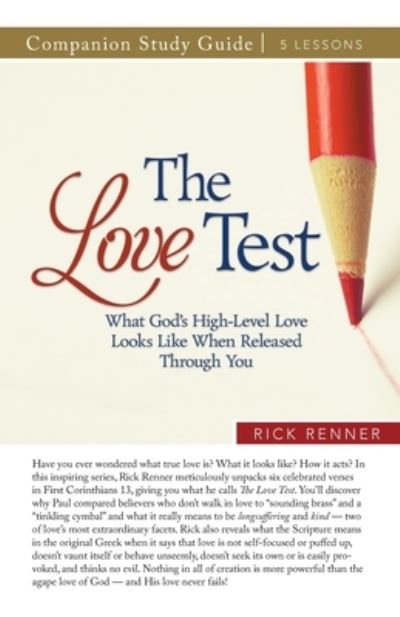 Cover for Rick Renner · The Love Test Study Guide (Paperback Book) (2021)