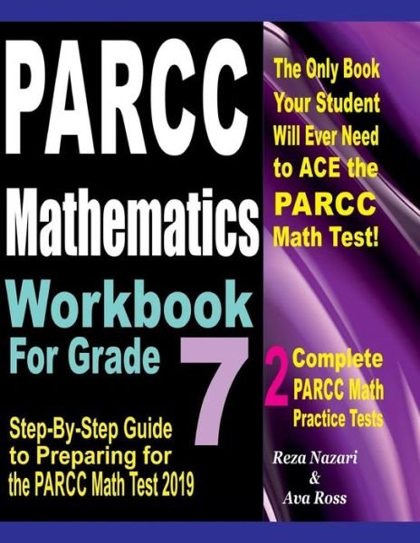 Cover for Ava Ross · PARCC Mathematics Workbook For Grade 7 (Paperback Book) (2018)
