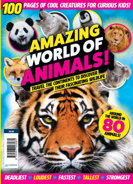 Amazing World of Animals - - Books - D.C.Thomson & Co Ltd - 9781917203081 - September 18, 2024