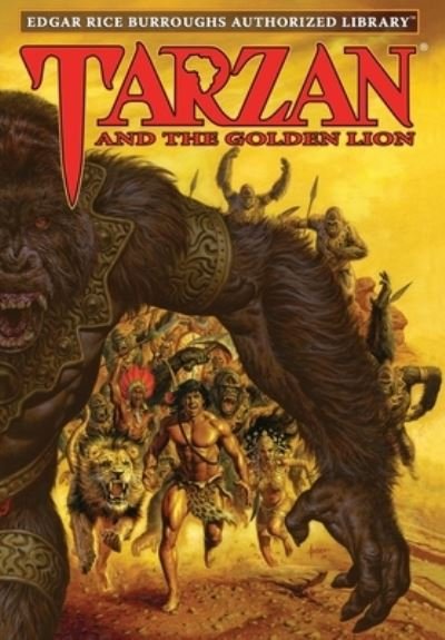 Cover for Edgar Rice Burroughs · Tarzan and the Golden Lion: Edgar Rice Burroughs Authorized Library - Tarzan (Hardcover bog) [Edgar Rice Burroughs Authorized Library edition] (2021)