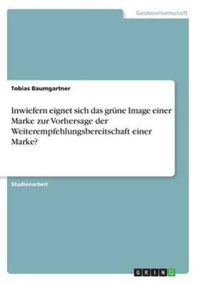 Cover for Baumgartner · Inwiefern eignet sich das g (Book) (2016)