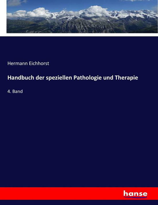Cover for Eichhorst · Handbuch der speziellen Patho (Book) (2017)