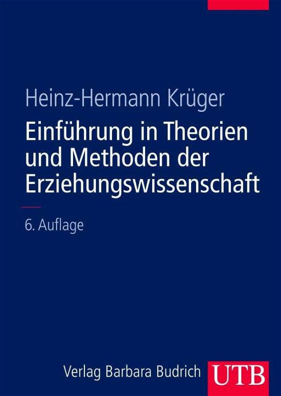 Cover for Krüger · Einführung in Theorien und Metho (Bok)