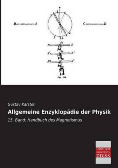 Cover for Gustav Karsten · Allgemeine Enzyklopadie Der Physik (Paperback Book) (2013)