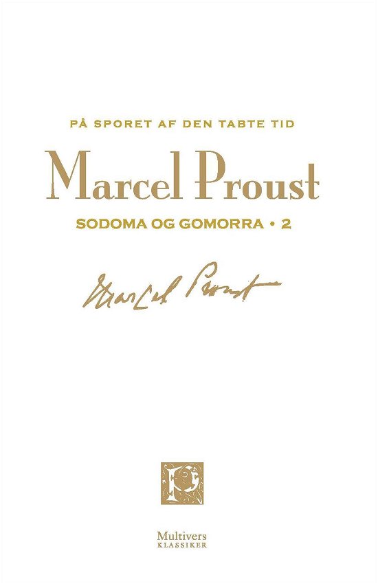 Cover for Marcel Proust · Multivers Klassiker: På sporet af den tabte tid, bd. 8 (Heftet bok) [1. utgave] (2013)