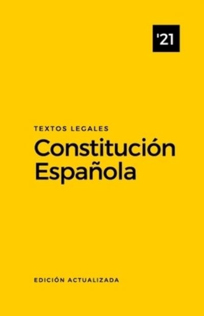 Cover for Pau David Ruiz Moya · Constitucion Espanola 2021 (Pocketbok) (2021)