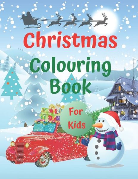 Cover for Ideal Prints · Christmas Colouring Book for Kids: Christmas Colouring Fun (Paperback Book) (2020)