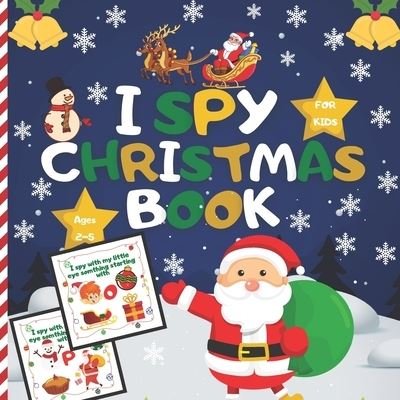 Cover for Fribla Janu Press · I spy christmas book For Kids Ages 2-5 (Paperback Book) (2020)