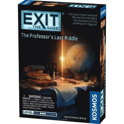 Cover for EXiT The Professors last Riddle Boardgames · EXIT: The Professor's Last Riddle (Taschenbuch)