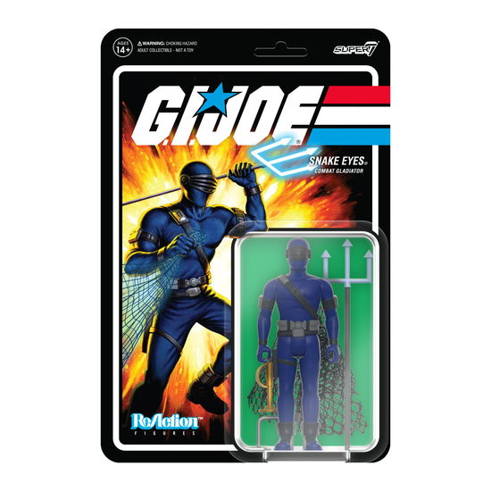 Reaction Figure Wave 5 - Snake Eyes (Combat Gladiator) - G.I. Joe: Super7 - Merchandise - - 0840049823082 - January 10, 2023