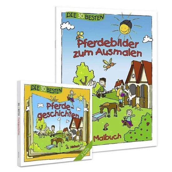 Cover for Audiobook · Die 30 besten Pferdegeschichten,3CDA (Bok) (2019)