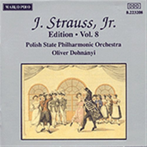 Cover for Dohnanyi / Polish State Philharmonia Orch.Katowice · J.Strauss,Jr.Edition Vol.8 (CD) (1991)