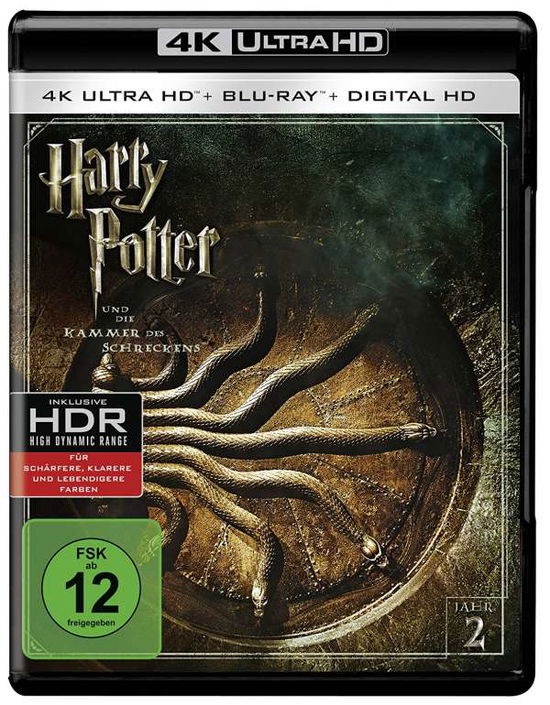 Cover for Daniel Radcliffe,rupert Grint,emma Watson · Br Harry Potter Und Die Kammer Des Schreckens 4k Uhd (inkl. 2d) (2discs) (MERCH) (2017)