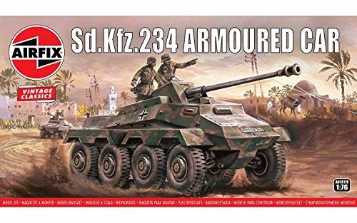 SDKFz.234 Armoured Car - SDKFz.234 Armoured Car - Merchandise - Airfix-Humbrol - 5055286661082 - 