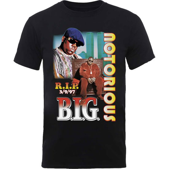 Cover for Biggie Smalls · Biggie Smalls: Rip Collage (T-Shirt Unisex Tg. 2XL) (N/A) [size XXL] [Black - Unisex edition]