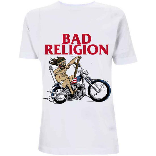 Cover for Bad Religion · American Jesus (T-shirt) [size S] [White edition] (2021)