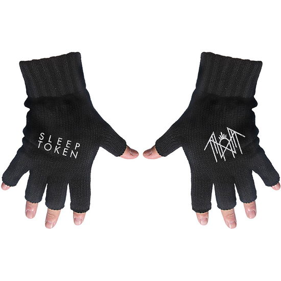 Cover for Sleep Token · Sleep Token Unisex Fingerless Gloves: Logo &amp; Sigil (Black) (CLOTHES) (2024)