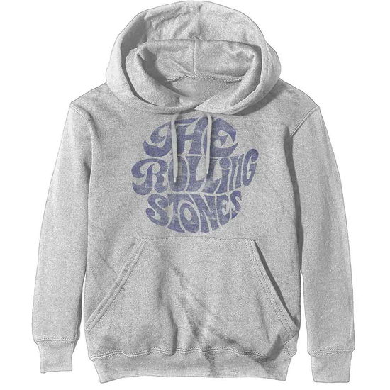 Cover for The Rolling Stones · The Rolling Stones Unisex Pullover Hoodie: Vintage 70s Logo (Hoodie) [size M] [White - Unisex edition]