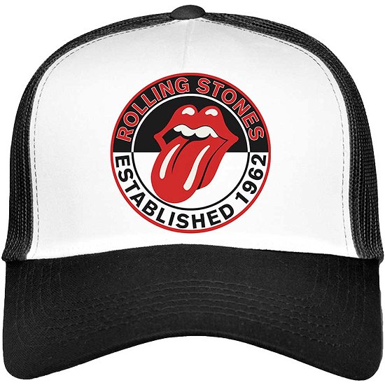 The Rolling Stones Unisex Mesh Back Cap: Est. 1962 - The Rolling Stones - Marchandise -  - 5056561017082 - 
