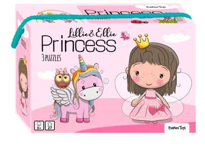 Little Bright Ones - 3 Prinsesser Puslespil -  - Other - Barbo Toys - 5704976055082 - July 15, 2023