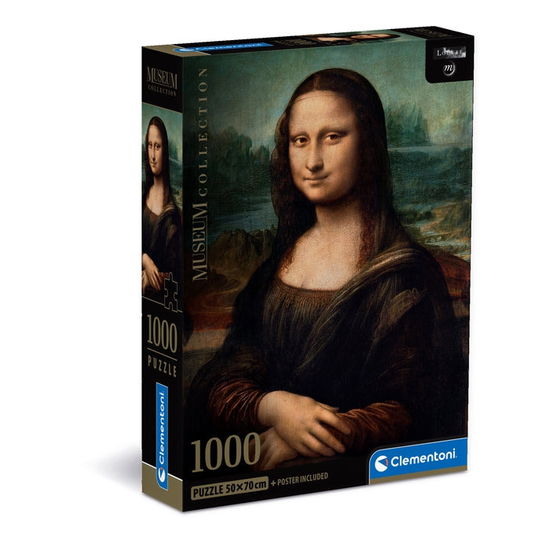 Museum Collection - Da Vinci - Mona Lisa (Compact Box 1000 stukjes) - Museum Collection - Merchandise - Clementoni - 8005125397082 - 