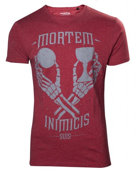 Uncharted 4 - Mortem Inimicis Suis (T-Shirt Unisex Tg. L) - Bioworld Europe - Annan -  - 8718526072082 - 