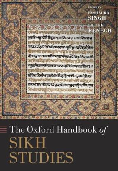 Cover for Pashaura Singh · The Oxford Handbook of Sikh Studies - Oxford Handbooks (Paperback Bog) (2016)
