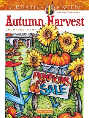 Creative Haven Autumn Harvest Coloring Book - Creative Haven - Teresa Goodridge - Books - Dover Publications Inc. - 9780486851082 - July 19, 2023