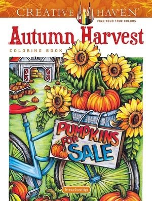 Cover for Teresa Goodridge · Creative Haven Autumn Harvest Coloring Book - Creative Haven (Paperback Bog) (2023)