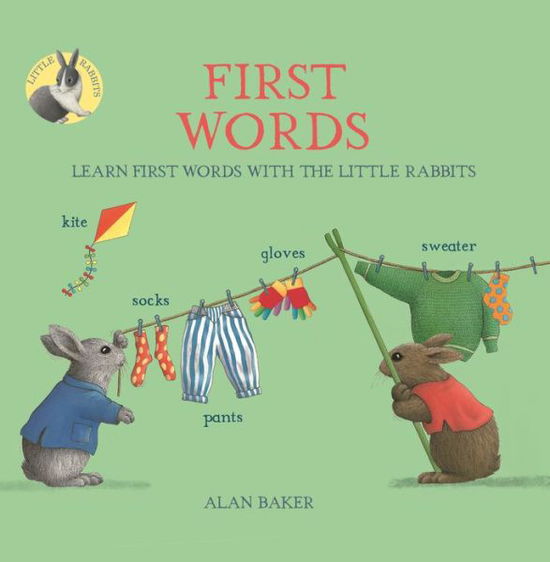 Cover for Alan Baker · Little Rabbits' First Words: Learn first words with the Little Rabbits - Little Rabbit Books (Hardcover Book) (2020)