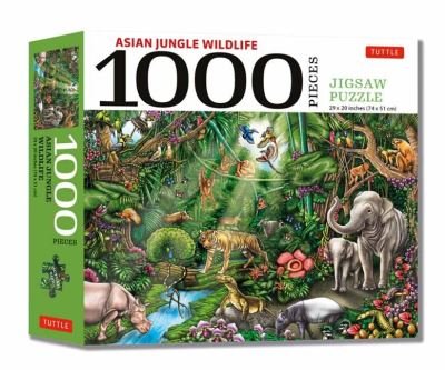 Asian Rainforest Wildlife - 1000 Piece Jigsaw Puzzle: Finished Size 29 in X 20 inch (74 x 51 cm) (GAME) (2022)