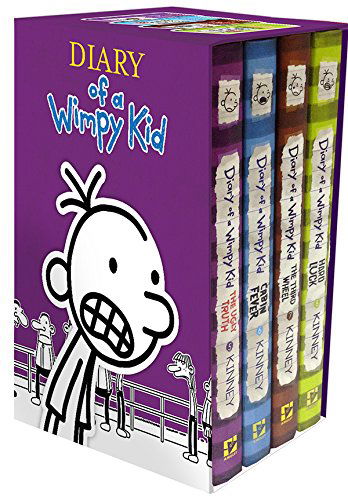 Cover for Jeff Kinney · Diary of a Wimpy Kid Box of Books 5-8 (Bokset) [Box edition] (2014)