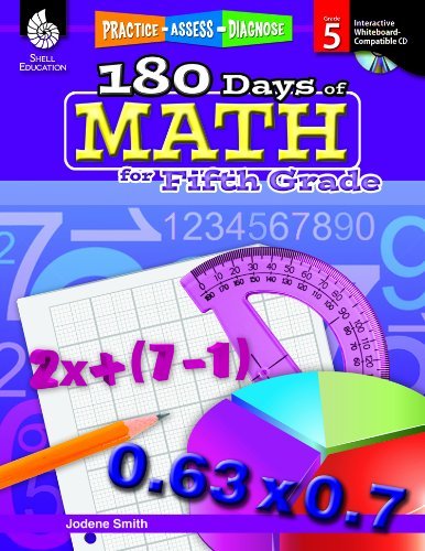 Cover for Jodene Smith · 180 Days of Math for Fifth Grade: Practice, Assess, Diagnose (Pocketbok) (2011)