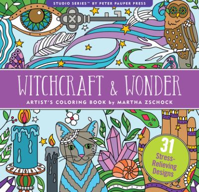 Cover for Peter Pauper Press Inc. · Witchcraft Coloring Book (Paperback Book) (2022)