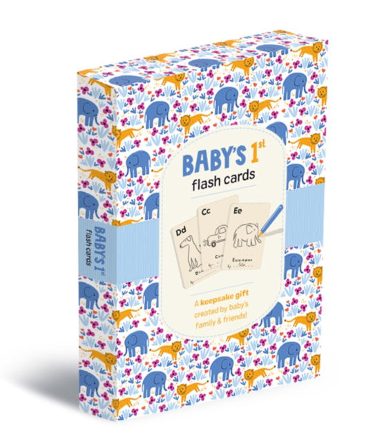 Cover for Chronicle Books · Baby's 1st Flash Cards: A keepsake gift created by baby's family and friends! (Flashcards) (2023)