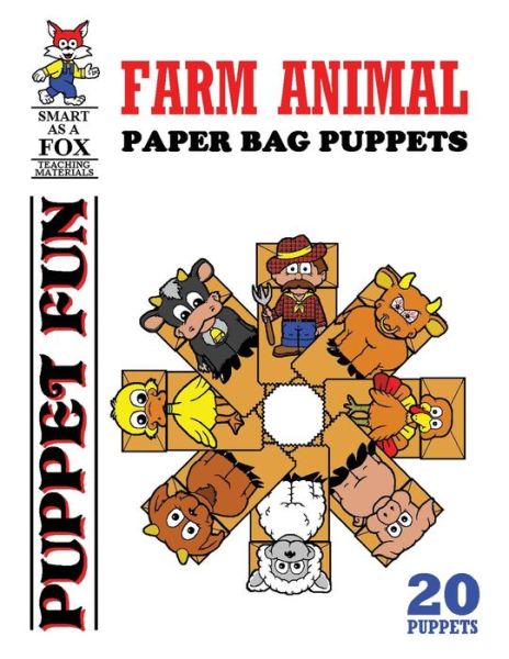 Cover for Dwayne Kohn · Farm Animal Paper Bag Puppets (Paperback Book) (2016)