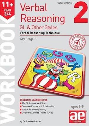 Cover for Stephen C. Curran · 11+ Verbal Reasoning Year 3/4 GL &amp; Other Styles Workbook 2: Verbal Reasoning Technique (Paperback Book) (2018)