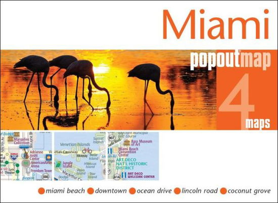 Miami PopOut Map - PopOut Maps - Popout Map - Kirjat - Heartwood Publishing - 9781910218082 - keskiviikko 30. syyskuuta 2015