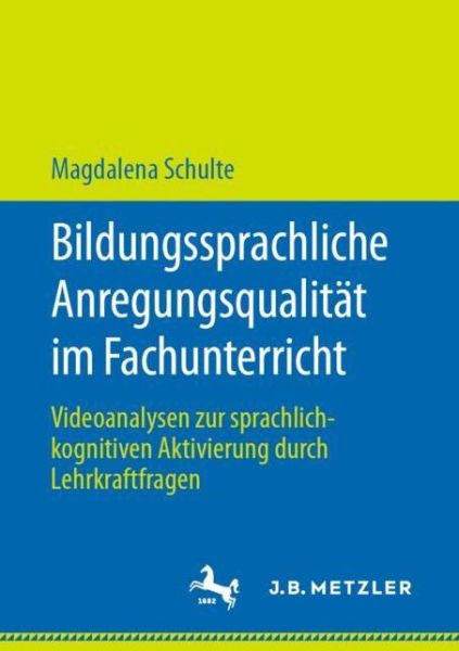 Cover for Schulte · Bildungssprachliche Anregungsqu (Book) (2020)