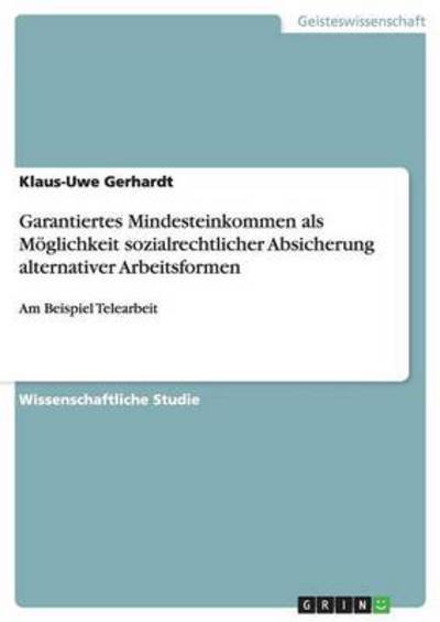Cover for Gerhardt · Garantiertes Mindesteinkommen (Book) [German edition] (2008)