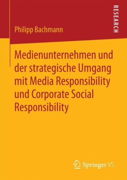 Cover for Bachmann · Medienunternehmen und der stra (Bok) (2016)