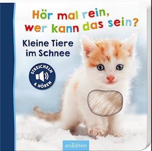 Cover for Wer Kann Das Sein? Hör Mal Rein · Hör mal rein, wer kann das sein?  Kleine Tiere im Schnee (Bog) (2022)