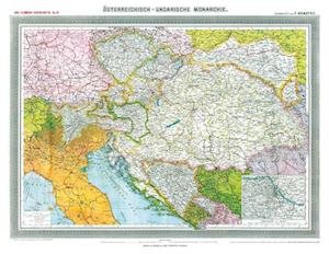 Cover for Handtke Friedrich · Hist. Karte: ÖSTERREICHISCH-UNGARISCHE MONARCHIE,  um 1908 (gerollt) (Landkarten) (2015)