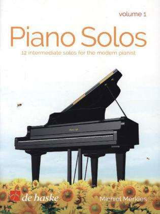 Cover for Merkies · Piano Solos - Volume 1: 12 Intermediate Solos for the Modern Pianist (Bok)