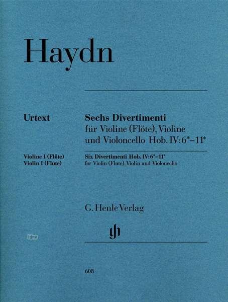 6 Divert.IV:6-11,2Vl+Vc,Sti.HN608 - Haydn - Bøger -  - 9790201806082 - 
