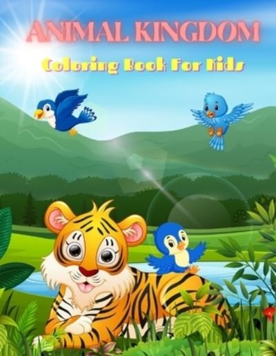 Cover for Fiona Abbott · ANIMAL KINGDOM - Coloring Book For Kids (Paperback Bog) (2020)