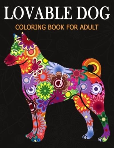 Cover for Azberry Book · Lovable Dog Coloring Book for Adult (Taschenbuch) (2020)