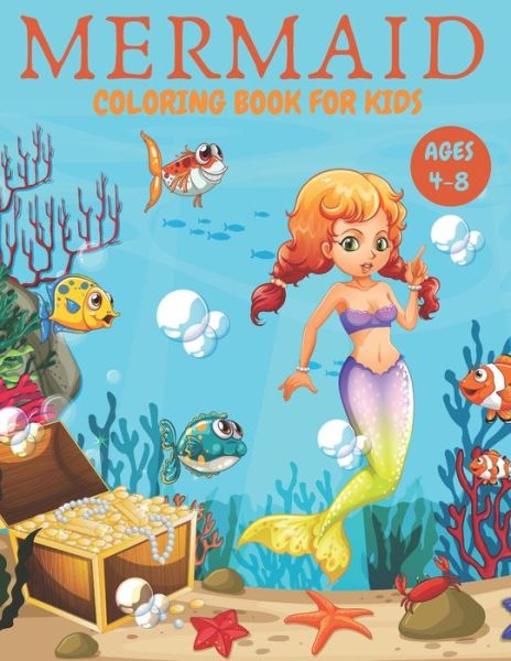 Cover for Rife Pipe · Mermaid Coloring Book for Kids Ages 4-8 (Paperback Book) (2020)